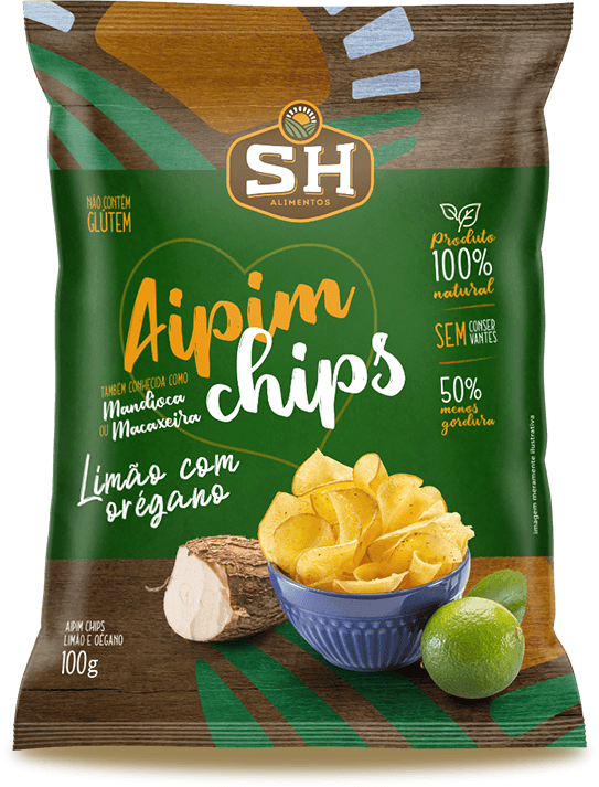 AIpim Chips LImão com orégano